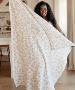 Ari Blanket Single Cuddle Size in Neutral Animal - Fashion Are Us, LLC