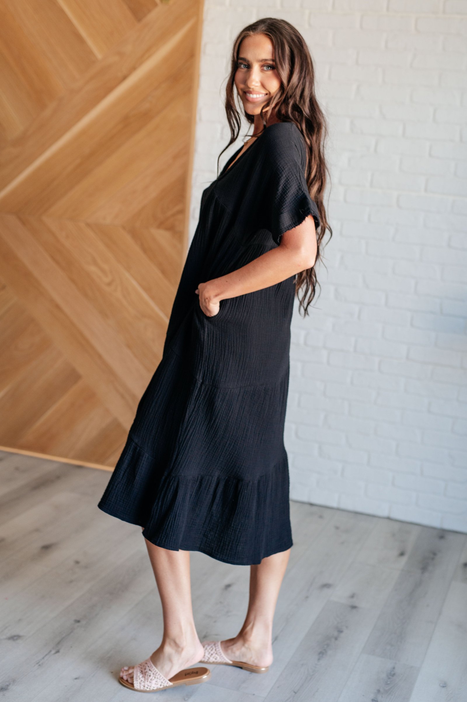 AlwaysLearningDolmanSleeveDressinBlack21 Always Learning Dolman Sleeve Dress in Black - Fashion Are Us, LLC