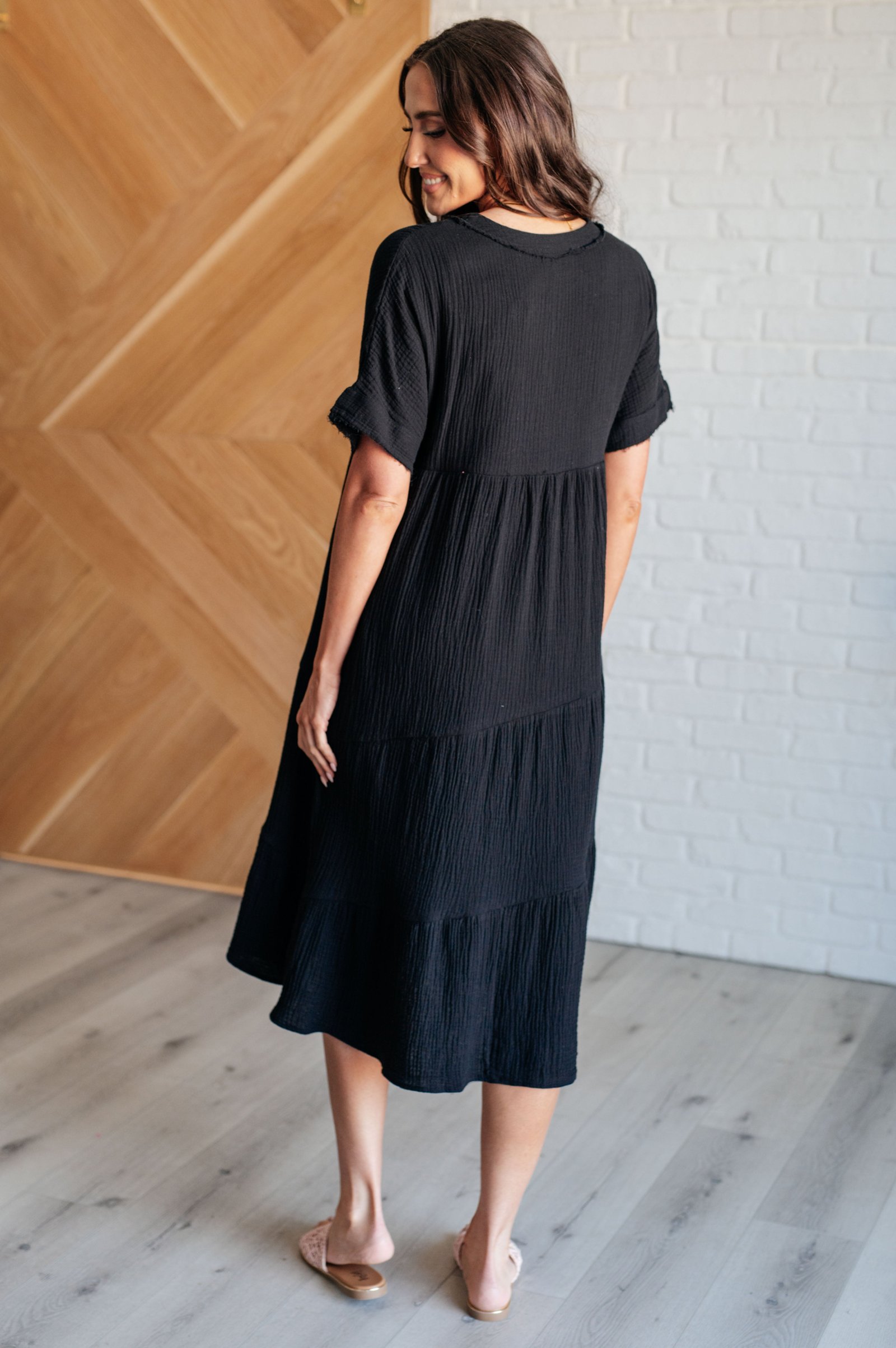 AlwaysLearningDolmanSleeveDressinBlack22 Always Learning Dolman Sleeve Dress in Black - Fashion Are Us, LLC