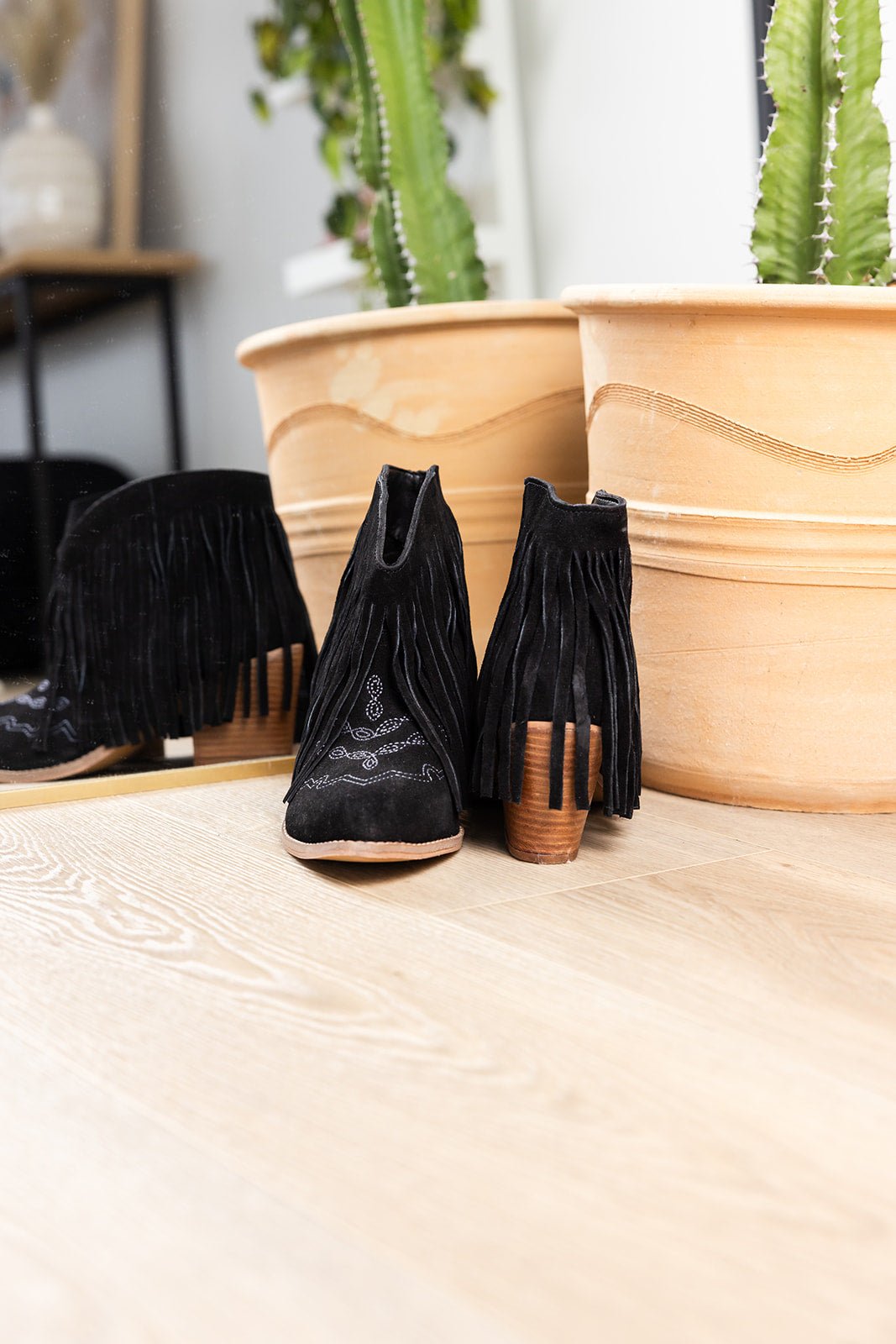 AmosBlack02.031_18478be0-95a9-4204-acb9-a828729bf91d Amos Fringe Ankle Bootie in Blue Suede Ave Shops