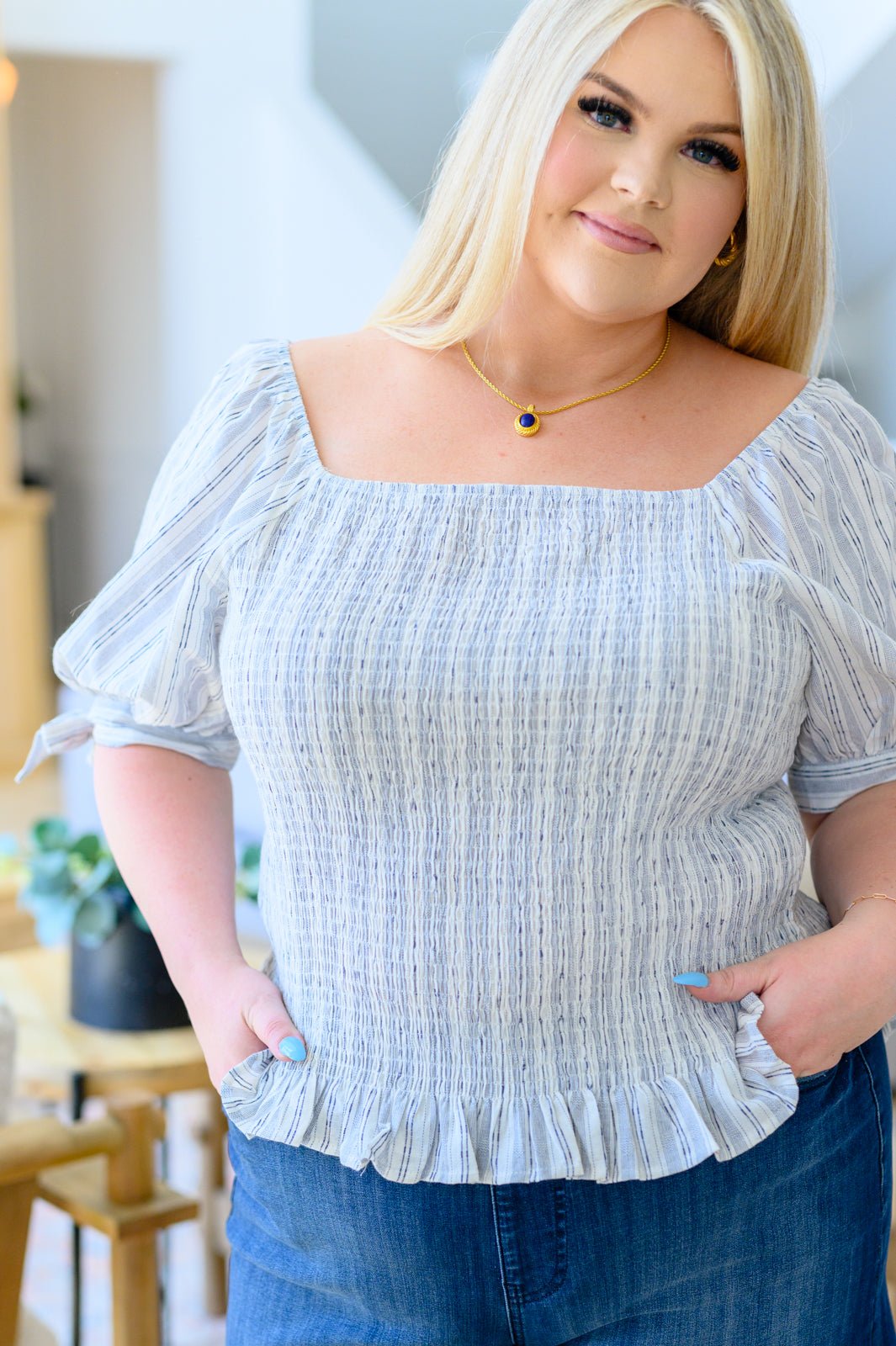 AnticipatingMoreSmockedBlouse7 Anticipating More Smocked Blouse - Fashion Are Us