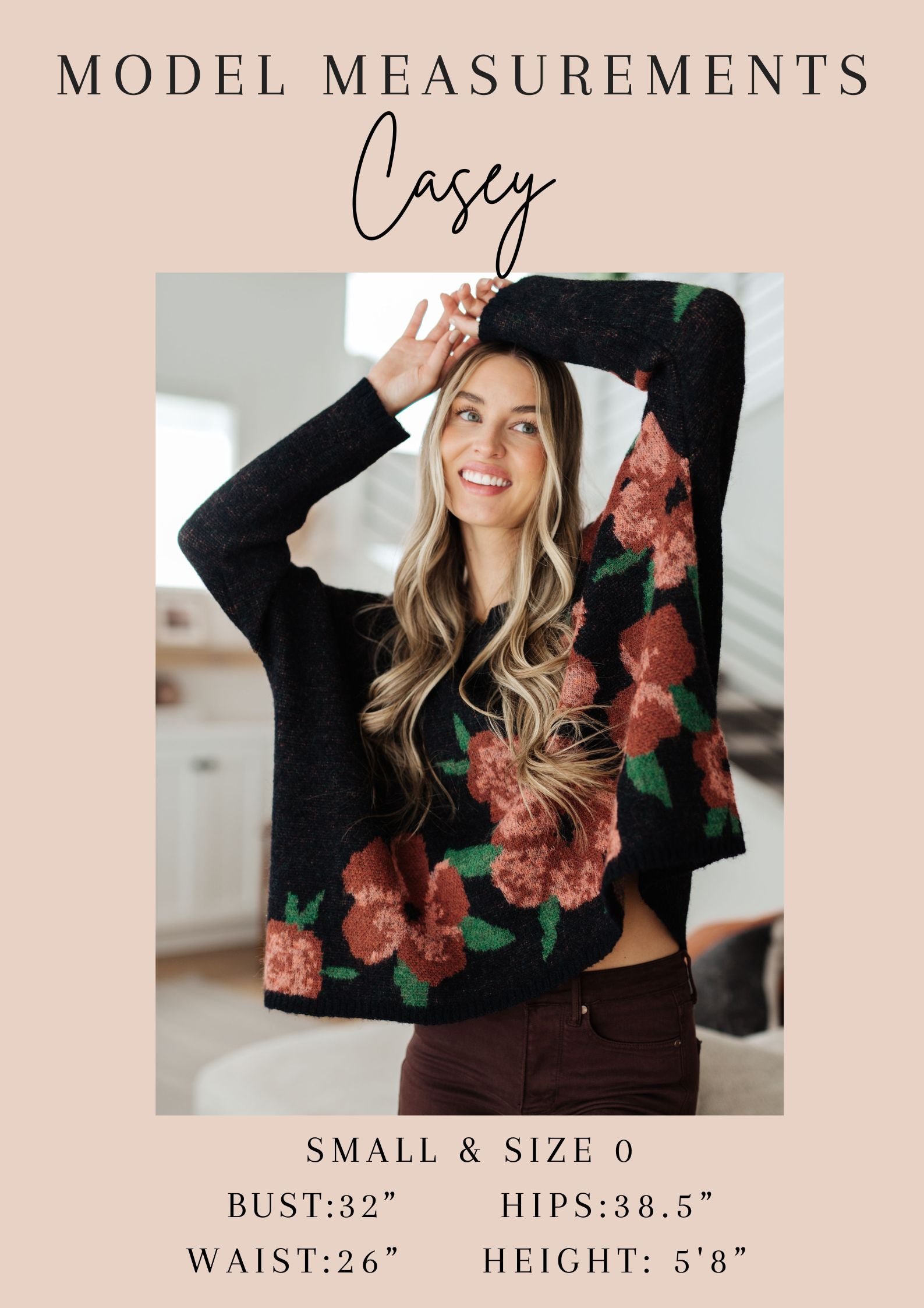 Casey_5178c8a9-b5ec-443d-a29b-e326f8c1f8f5 Among The Flowers Floral Top - Fashion Are Us, LLC