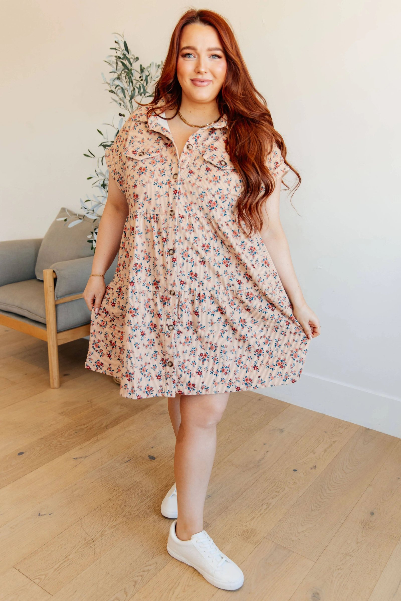 ave-shops-dresses-small-anywhere-you-go-i-ll-be-collared-dress-32538068123700 Anywhere You Go I'll Be Collared Dress - Fashion Are Us, LLC
