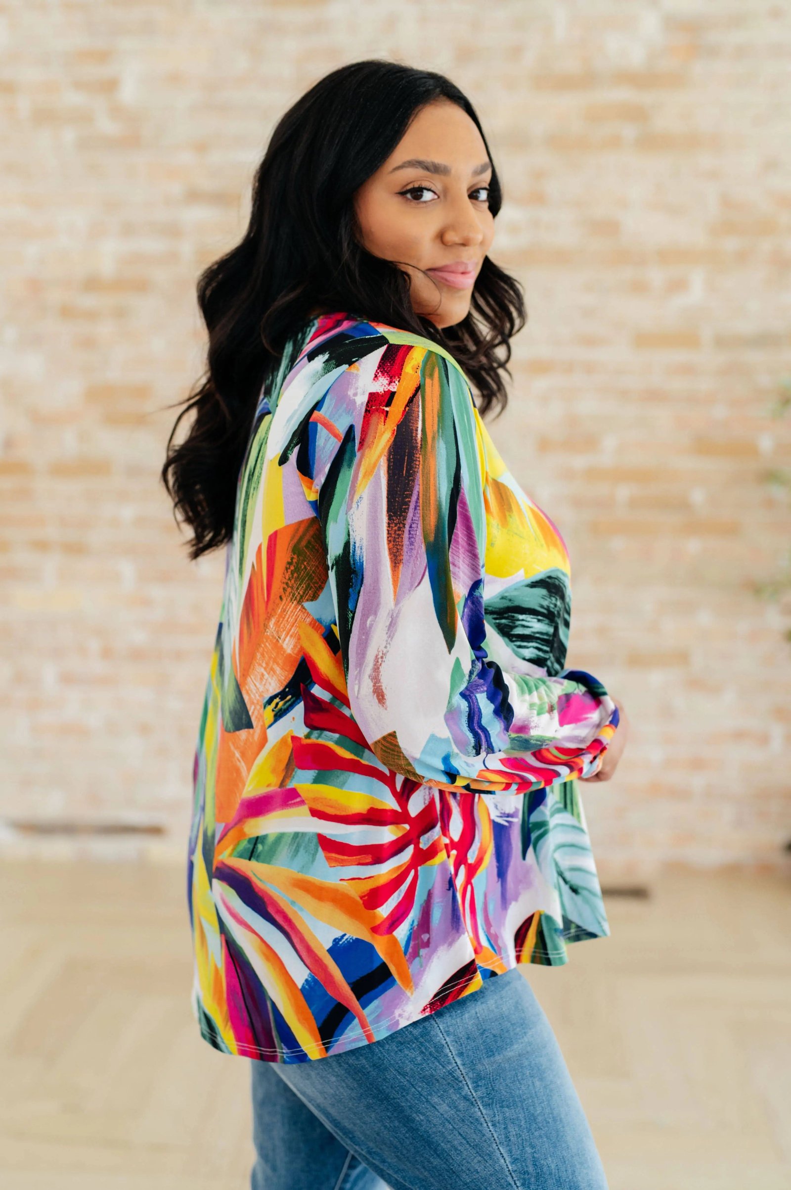 ave-shops-tops-small-all-over-the-world-scoop-neck-blouse-32538149388340 All Over The World Scoop Neck Blouse - Fashion Are Us, LLC